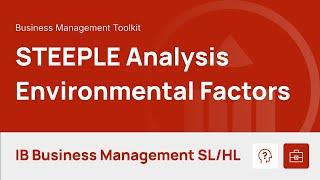 STEEPLE Analysis - Environmental Factors video thumbnail
