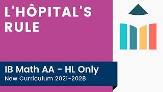 L'Hôpital's Rule video thumbnail