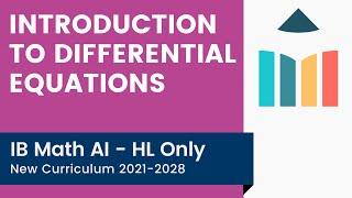 Introduction to Differential Equations video thumbnail